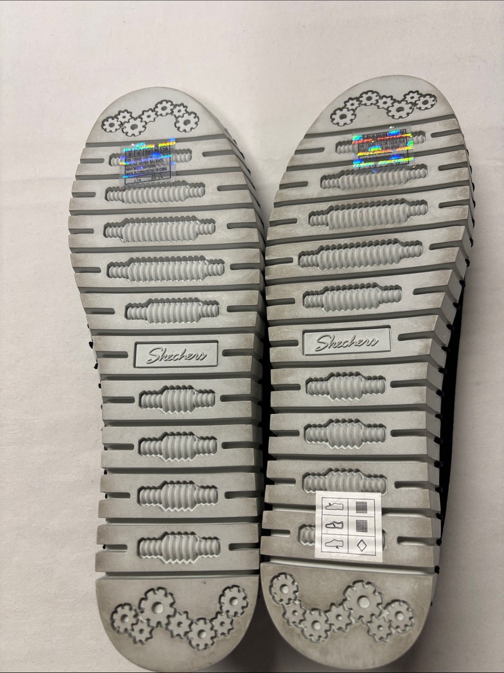 Skechers Black Slip-On Perforated Women's Flats - Picture 7 of 7